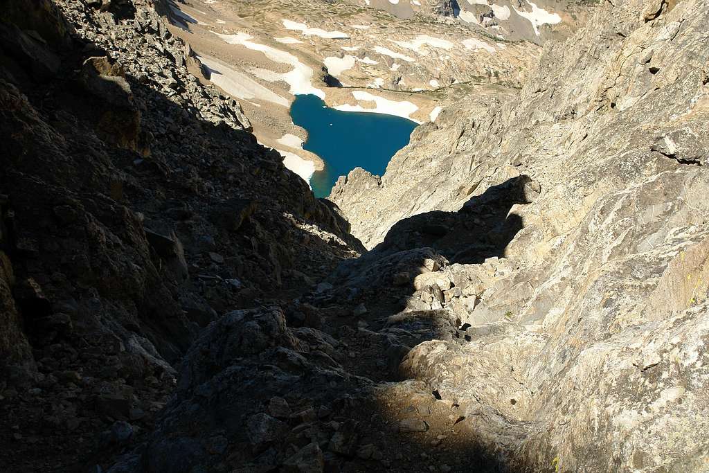 Upper section of the SW Couloir