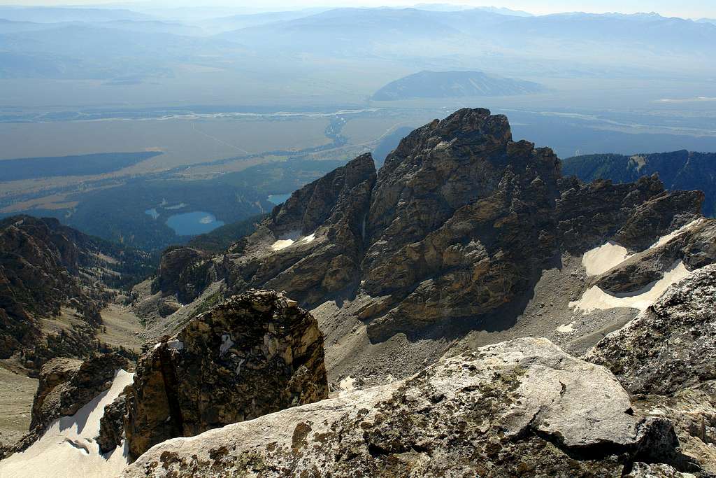 Middle Teton, summit view southeast