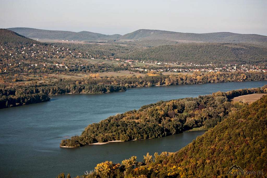 Danube river at Visegrad