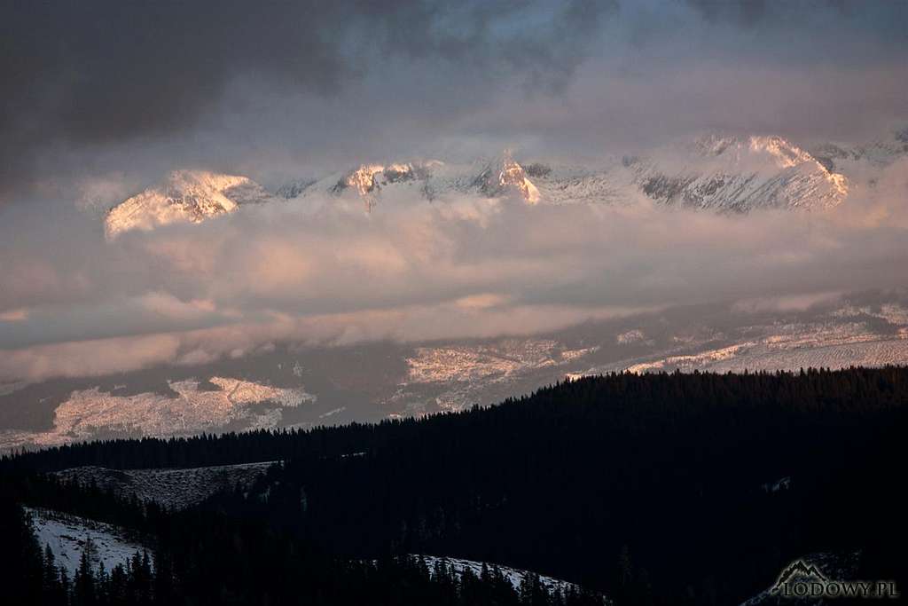 Morning curtain over Tatras