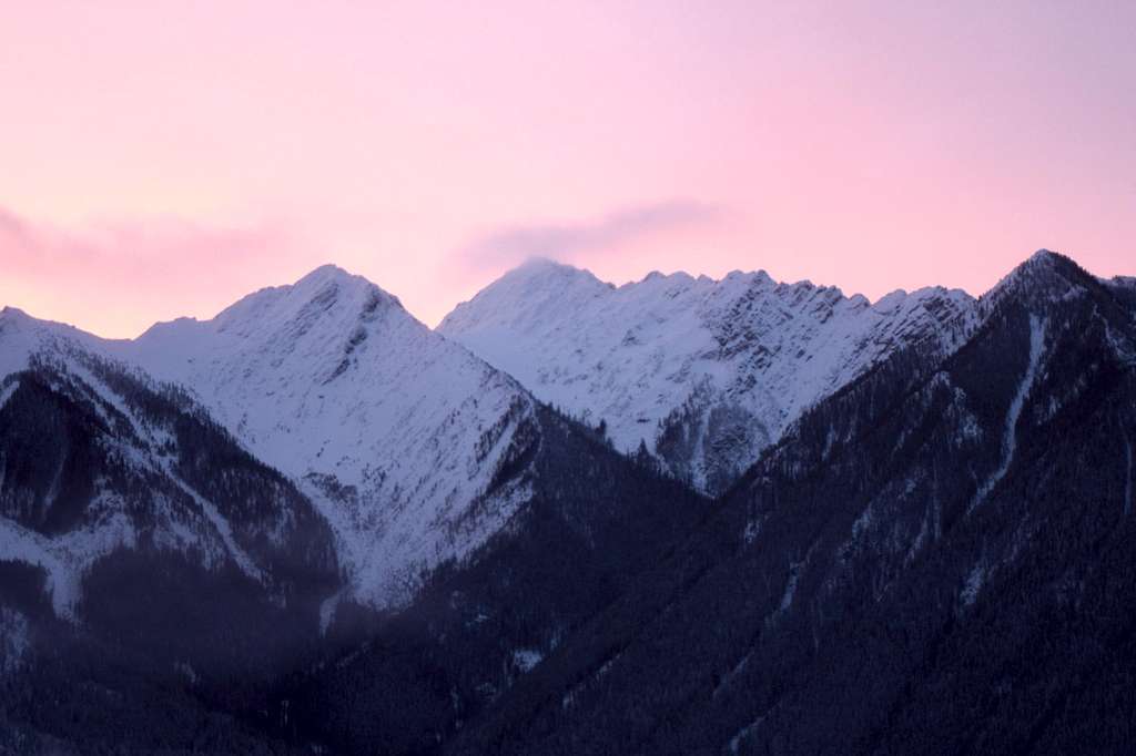 Fairmont Mountain at dawn