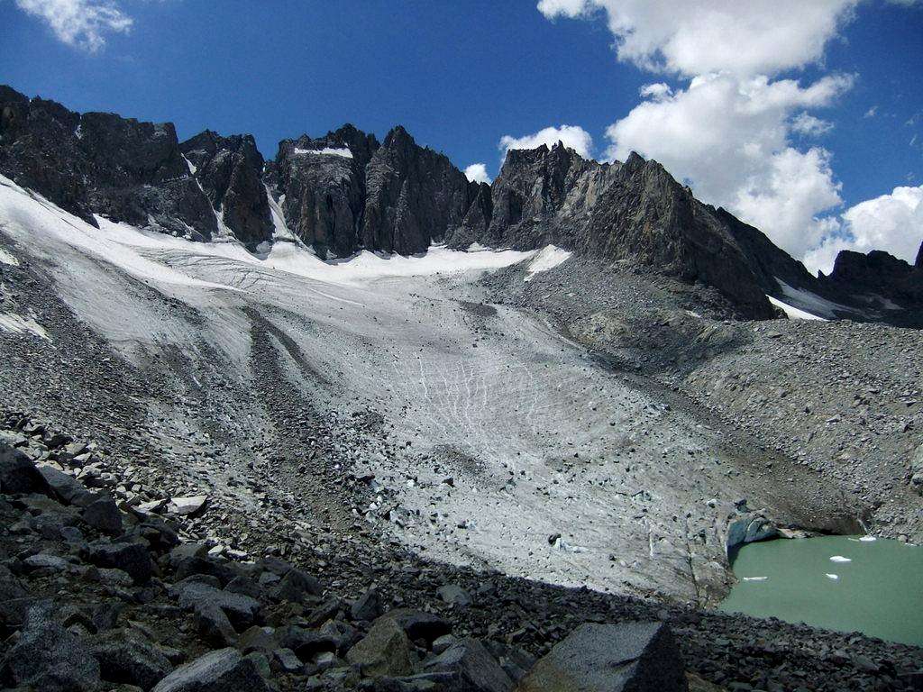 Palisade Glacier from Gayley Camp