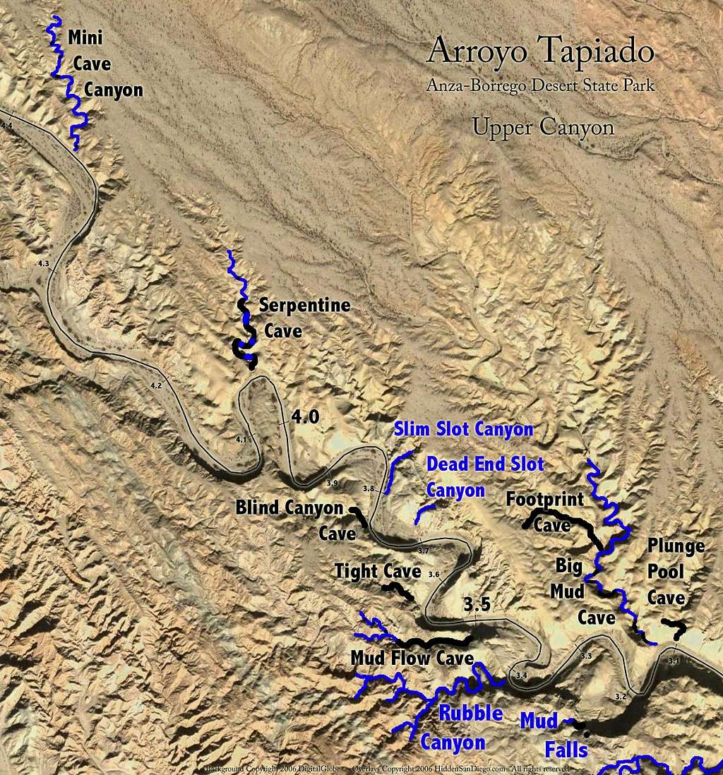 Upper Canyon Map