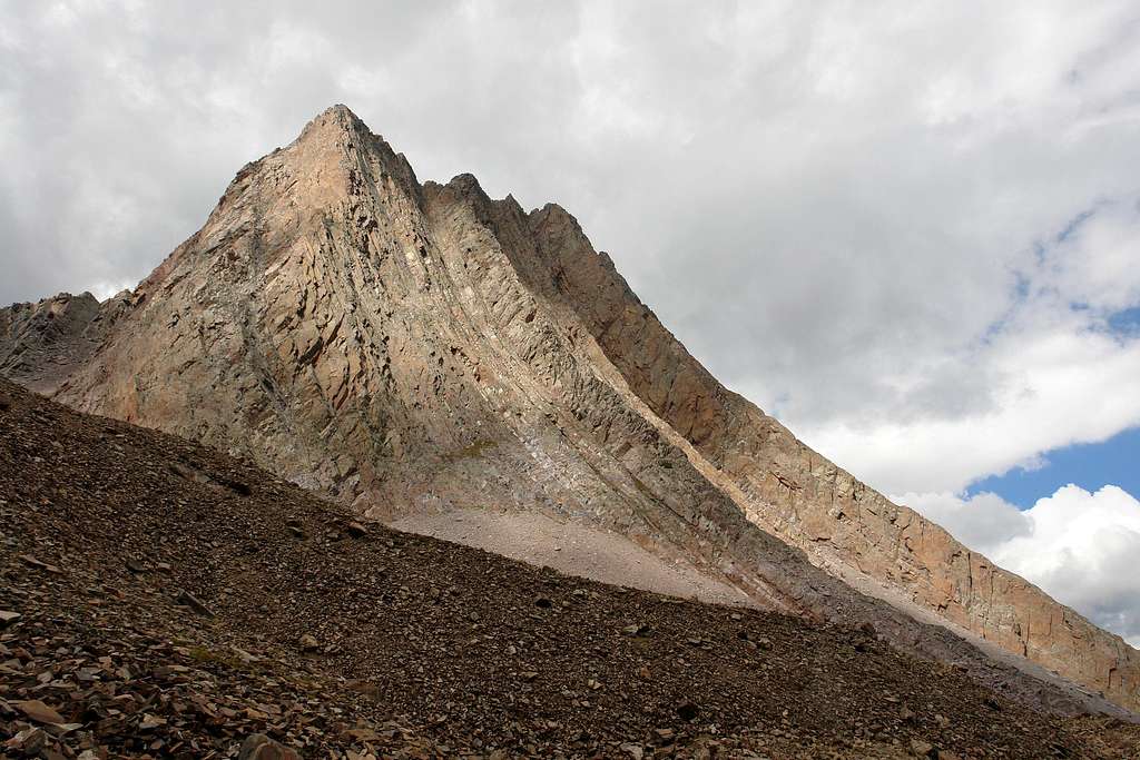 Vestal Peak from the east