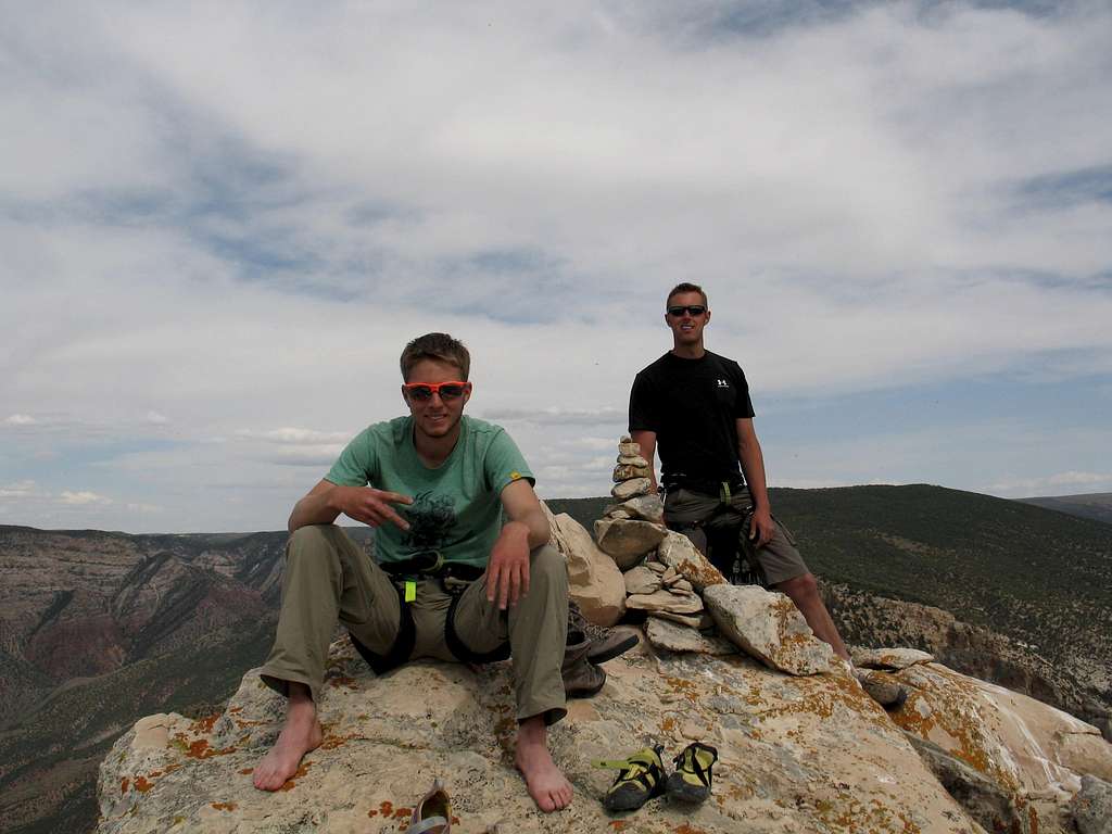 Cody and me on the summit