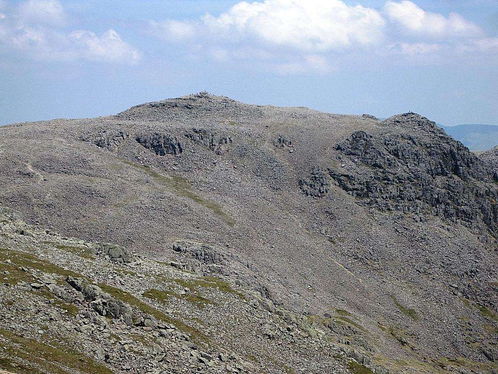 Scafell has a large summit plateau