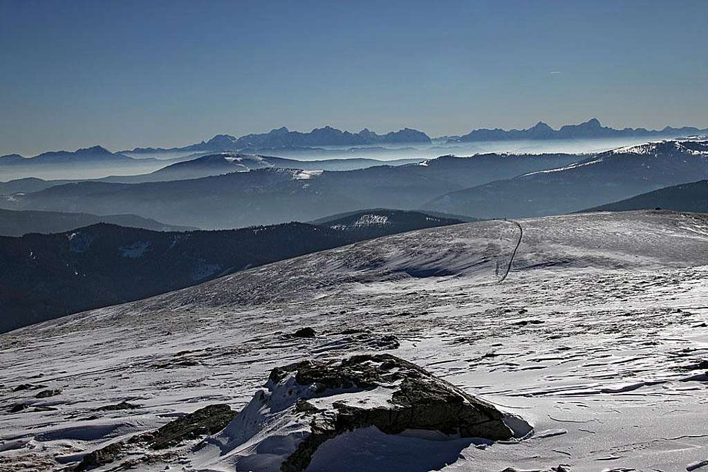 Julian Alps from below Grosser Speikkofel