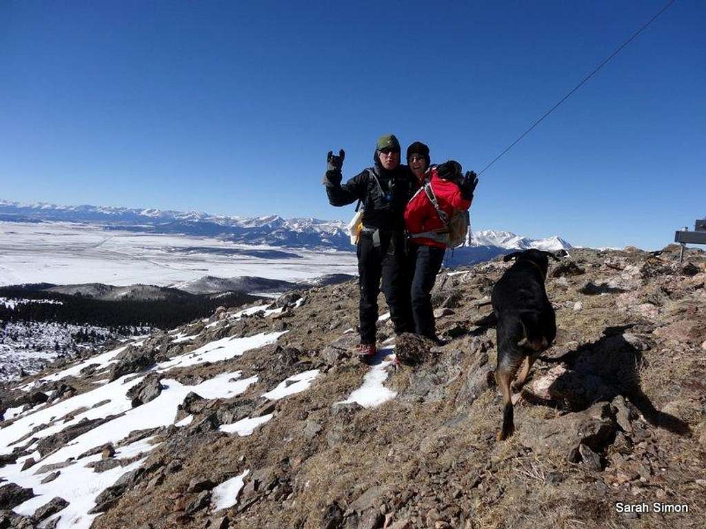 Tonka & Krista at the summit