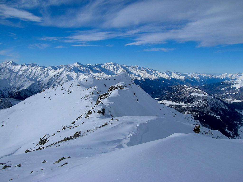 Ridge to Ugvir Saddle, Svaneti