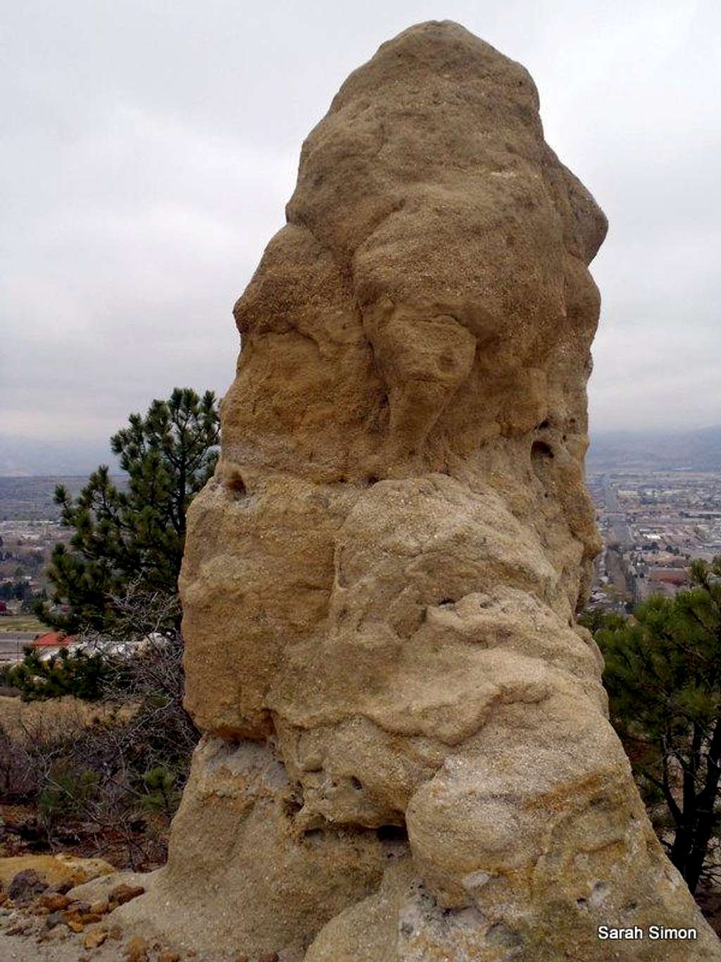 Sandstone outcrop