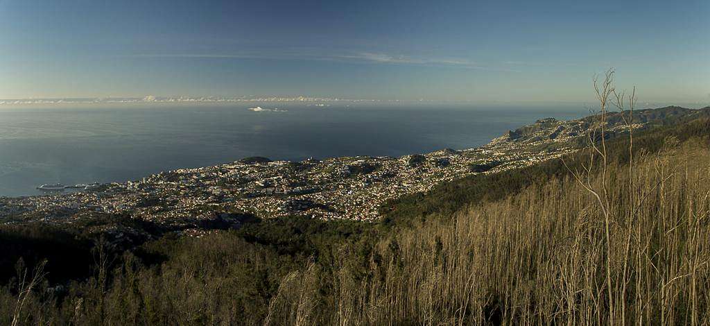 View from Pico Alto to Funchal