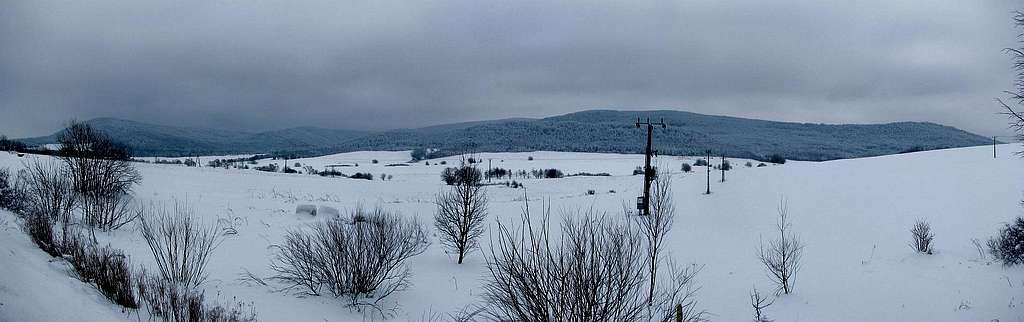 Winter in Beskid Niski
