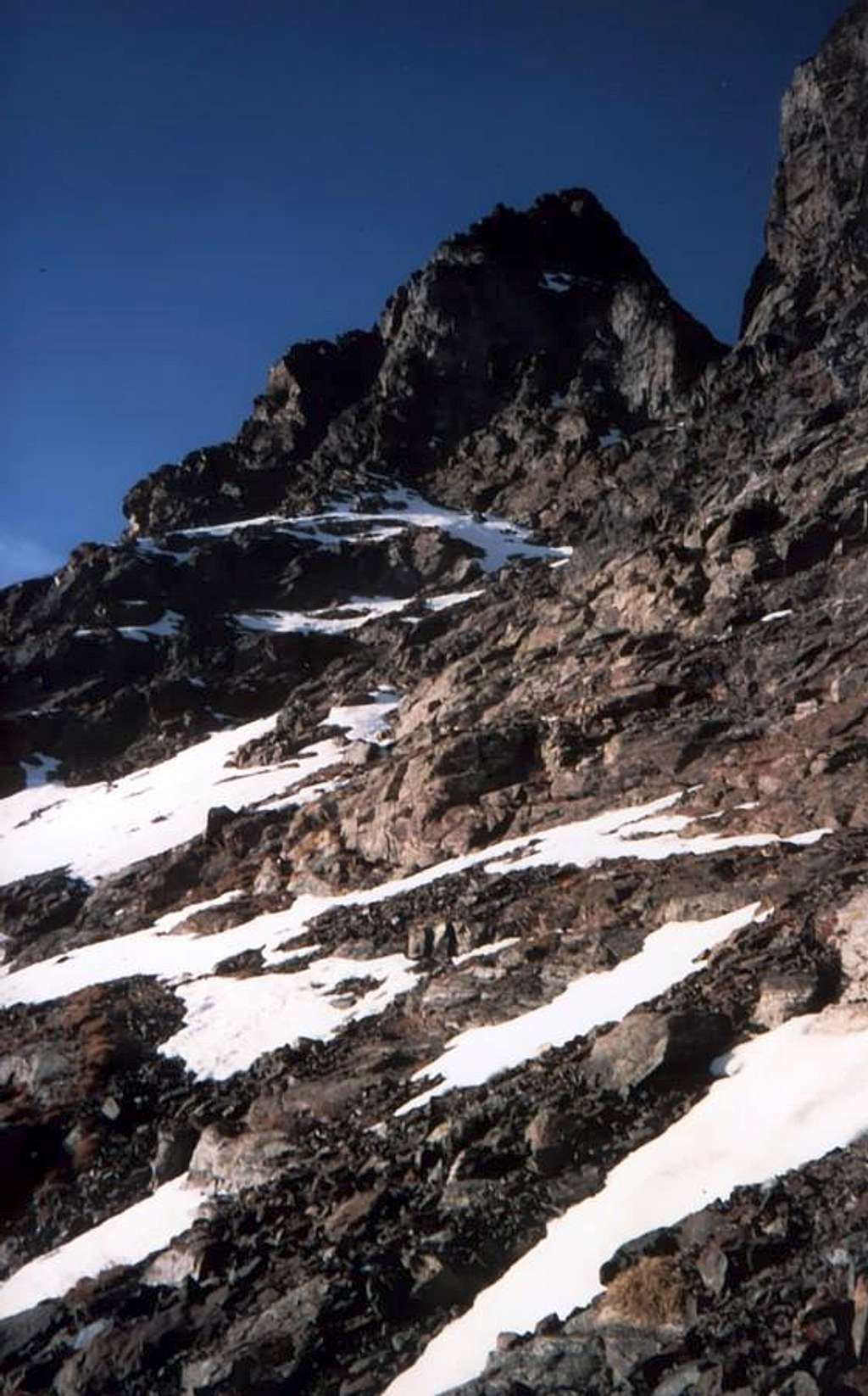 Tsaat ... in Winter to East Edge of West Summit 1985