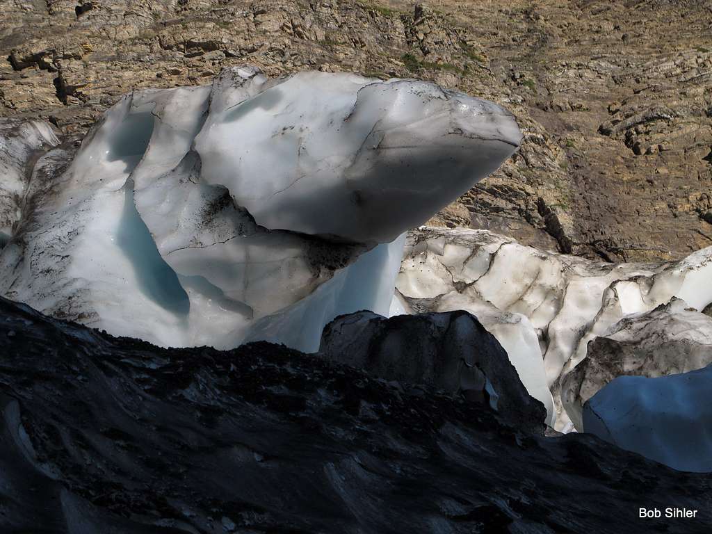 Inside the Siyeh Glacier