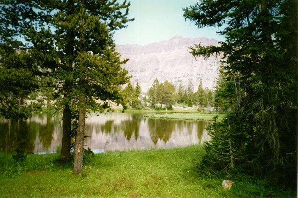 Ruth Lake and Hayden Peak