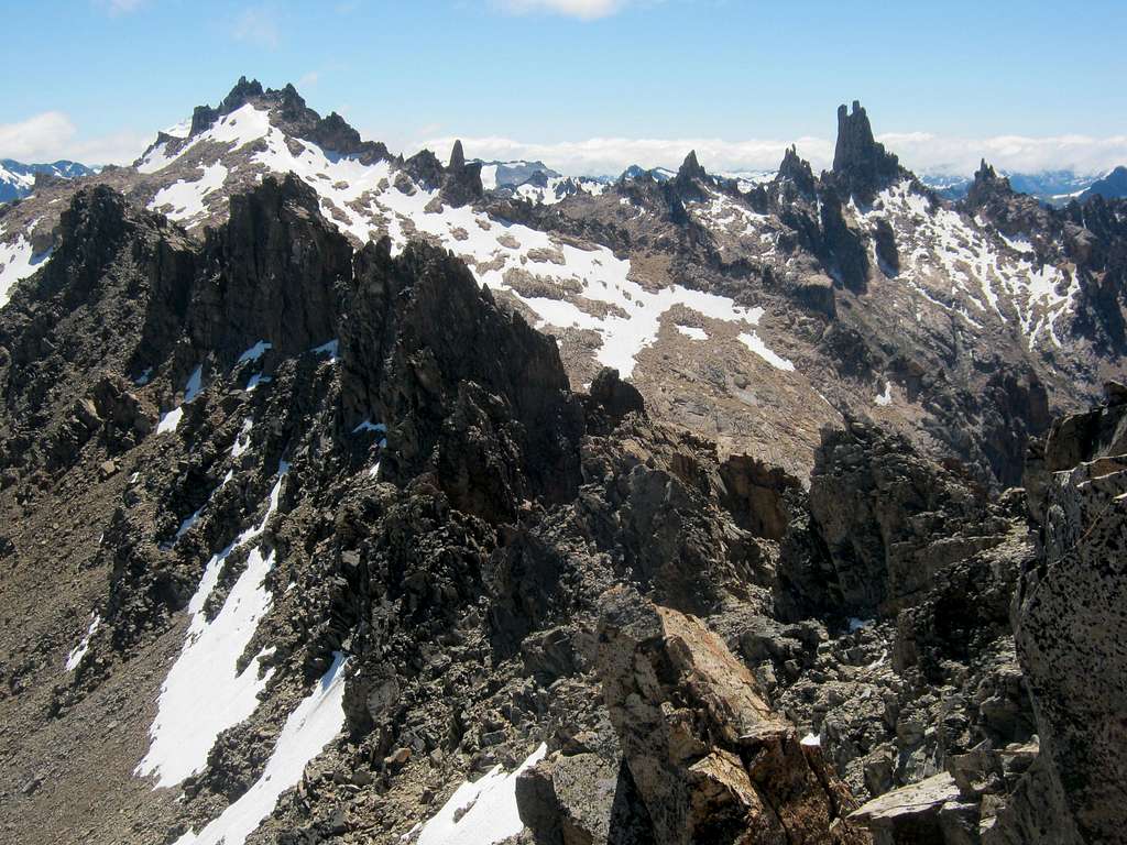 Catedral Massif from Pico D'Agostino