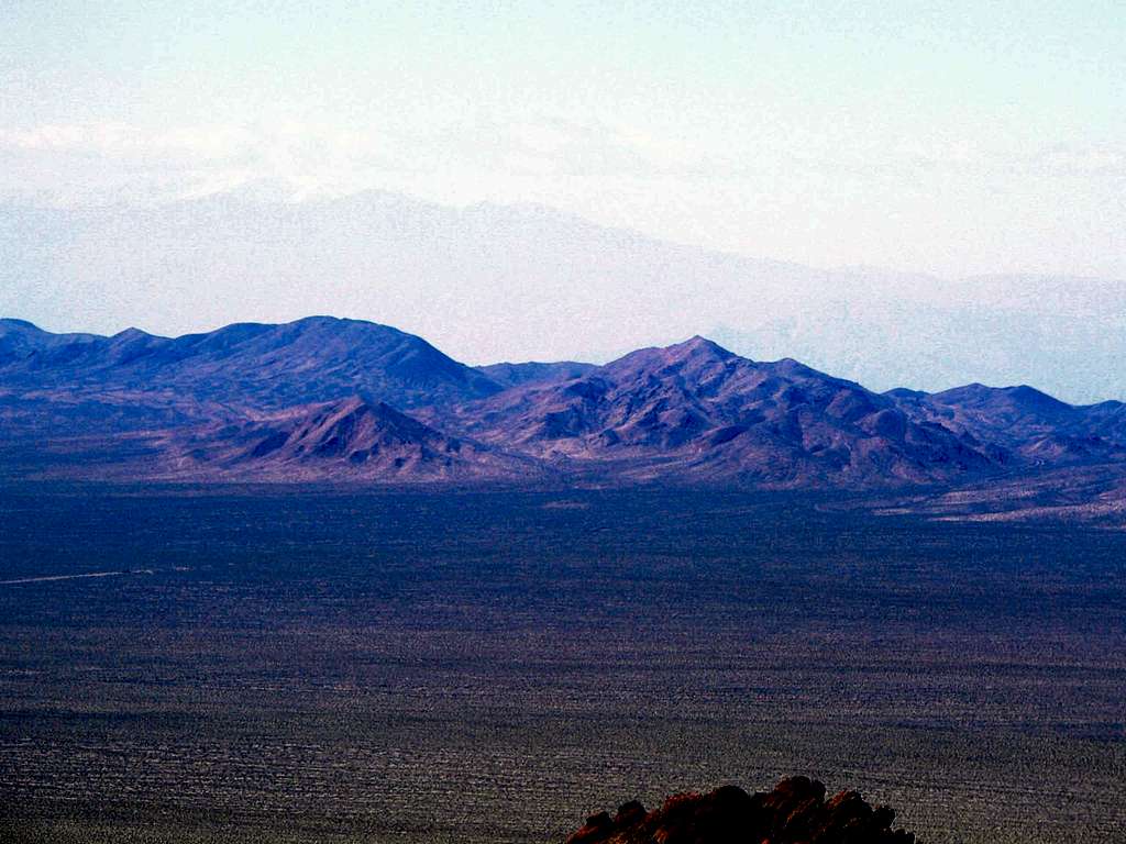 Black Desert Dome, left,  from Sawtooth Mountain