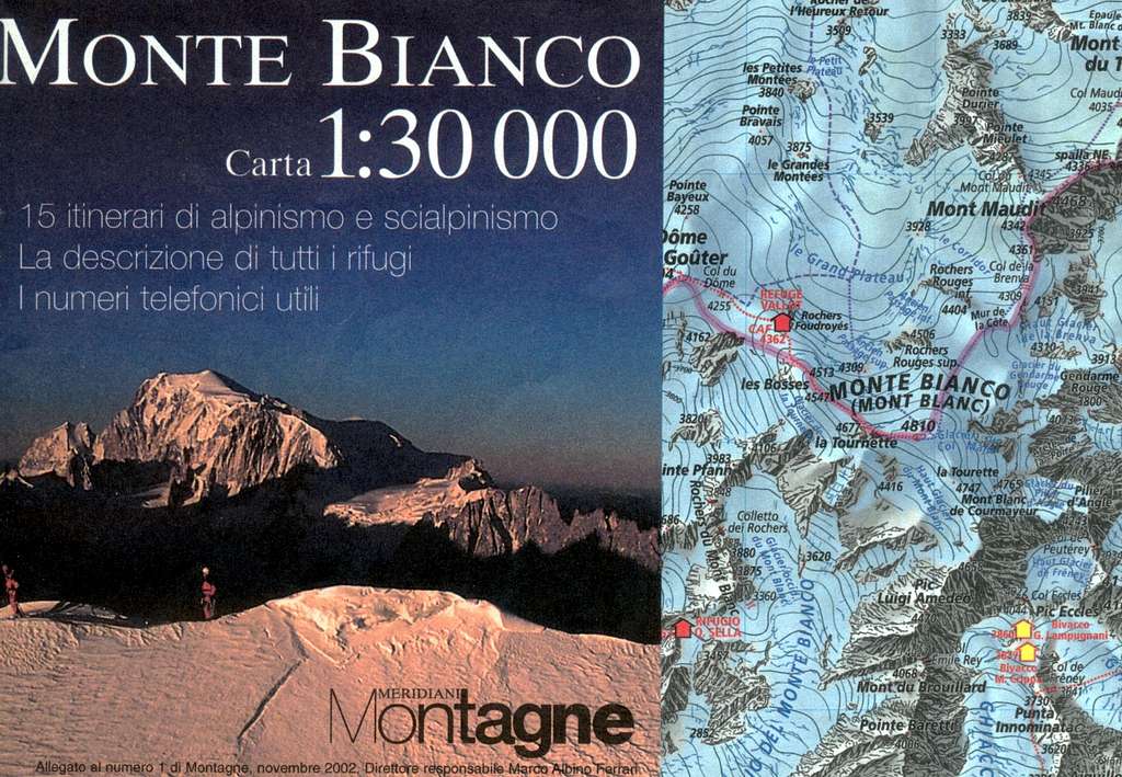 Monte Bianco Map
