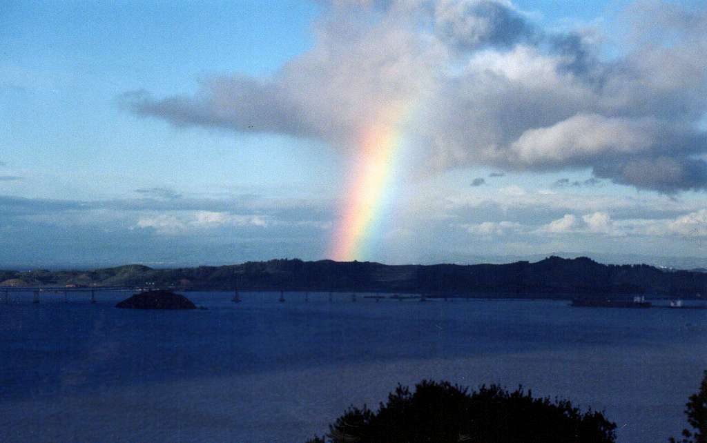 Rainbow Blast over San Pablo Bay
