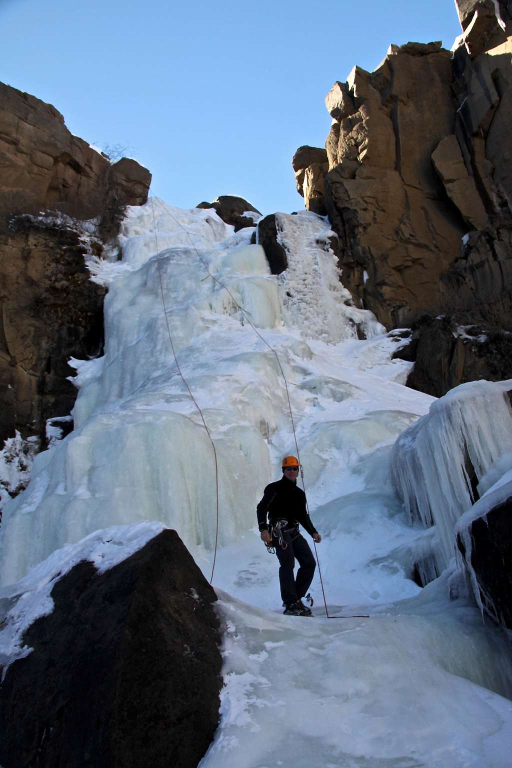 Icefall Post Easy looking icefall : Photos, Diagrams & Topos : SummitPost