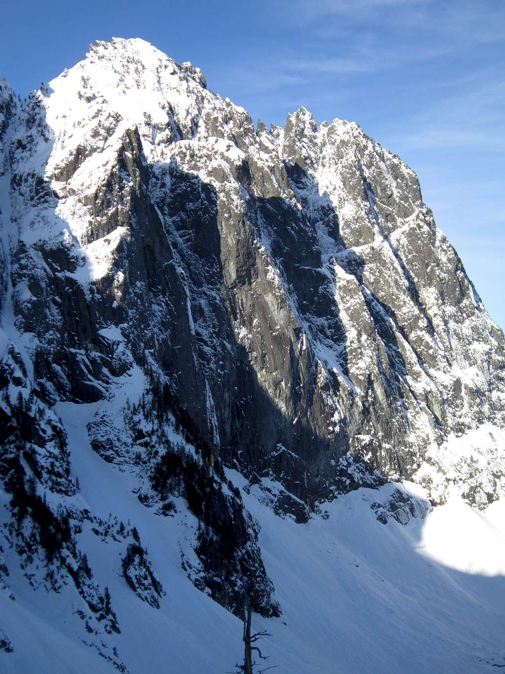 North face of the Index Massif