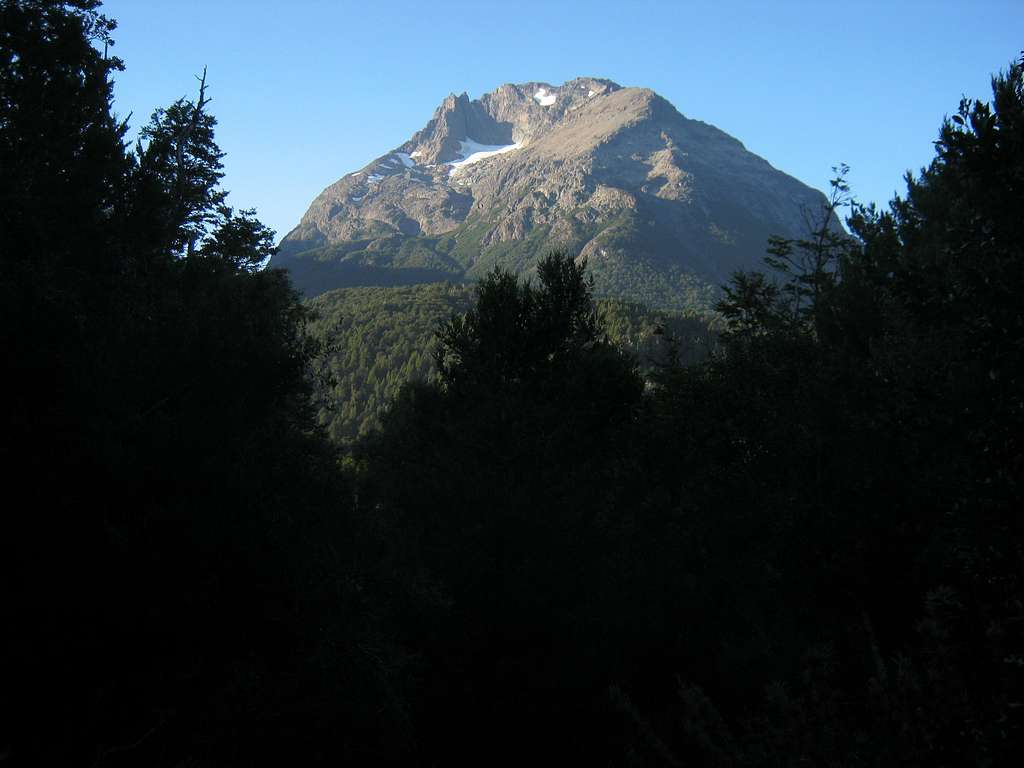 Cerro Bonete from Rio Manso