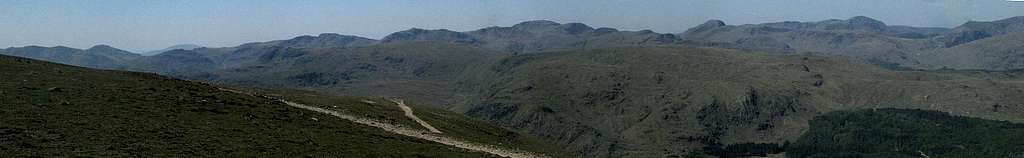 Panorama from Nethermost Pike