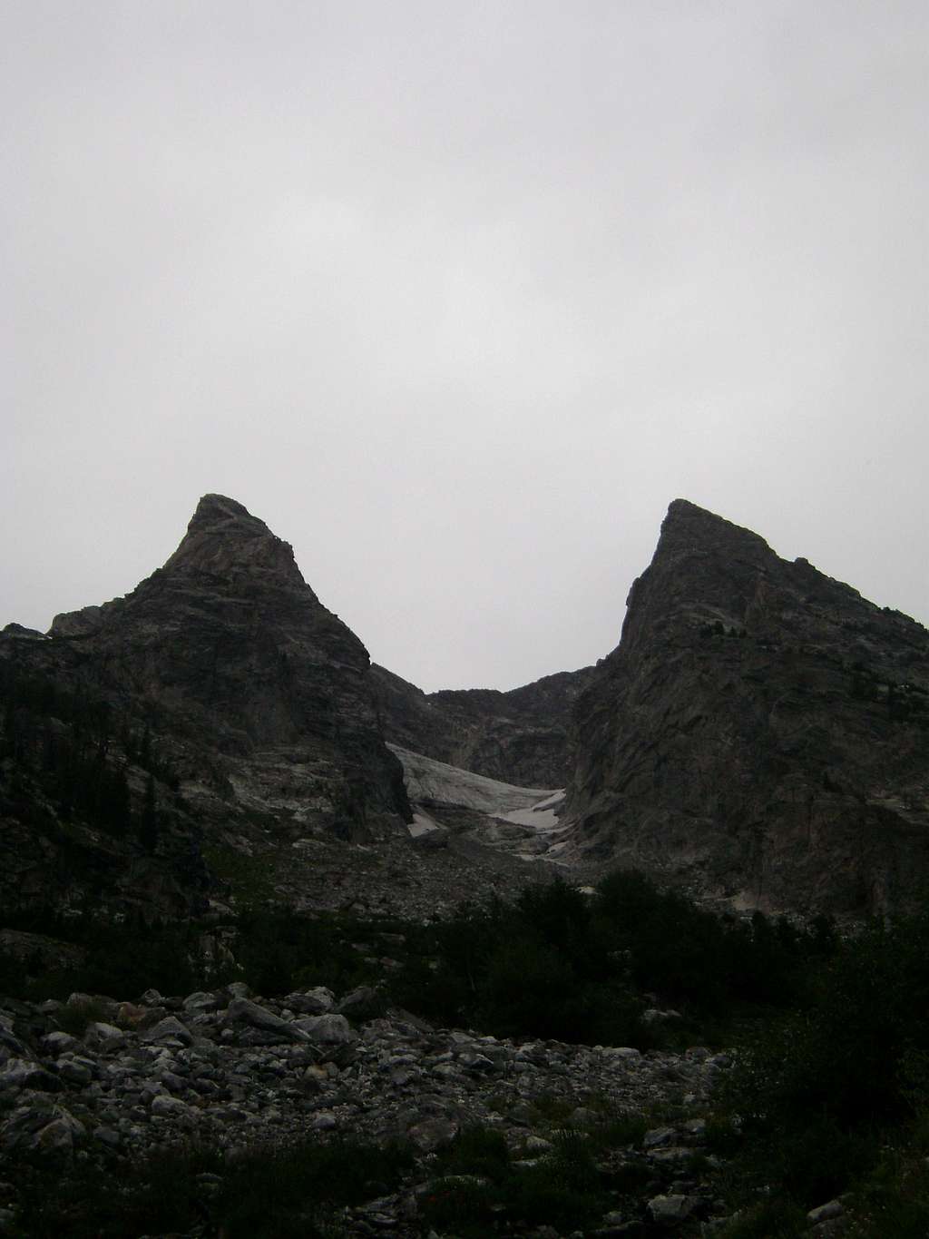 The East and West Horns of Mount Moran, Teton Range