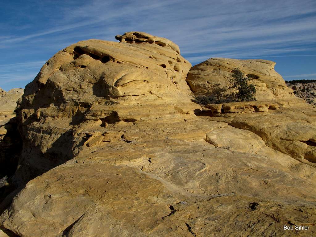 Outcrop on Locomotive Point