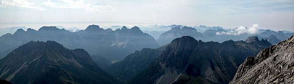 The Southern Carnic Alps...