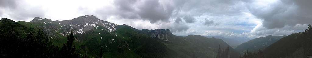 250° Panorama over the heart of Liechtenstein
