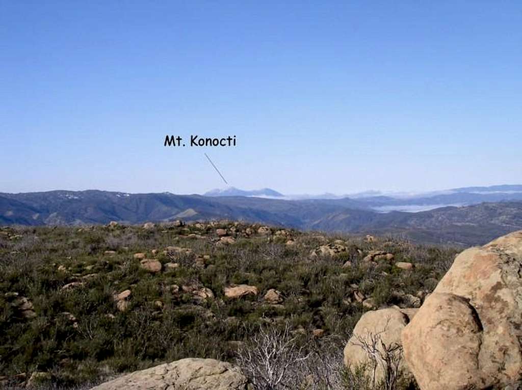 Mt. Konocti from Glasscock....