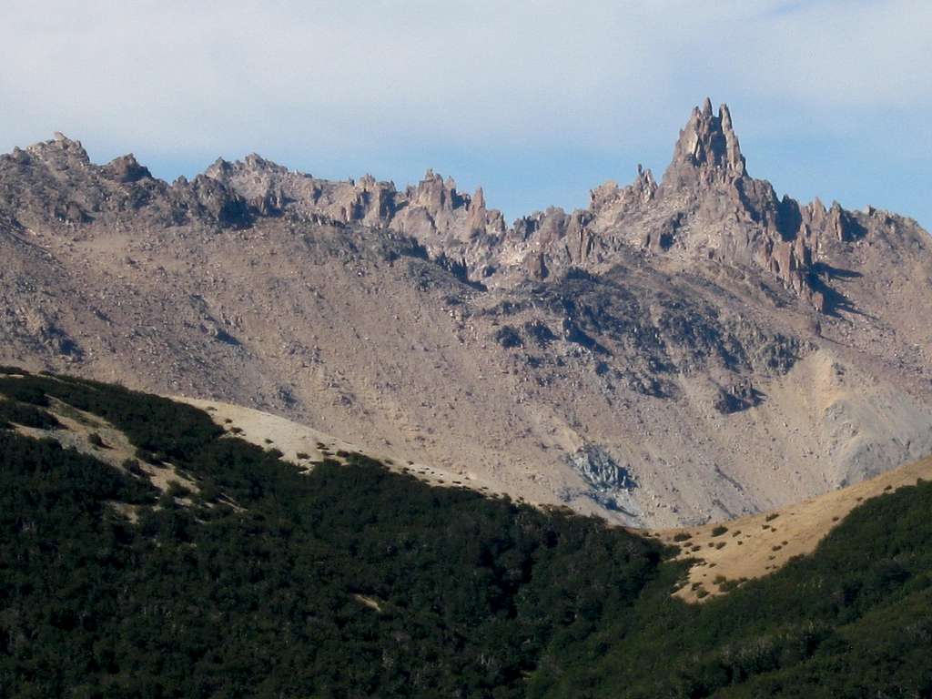 Cerro Catedral from Cerro Goye