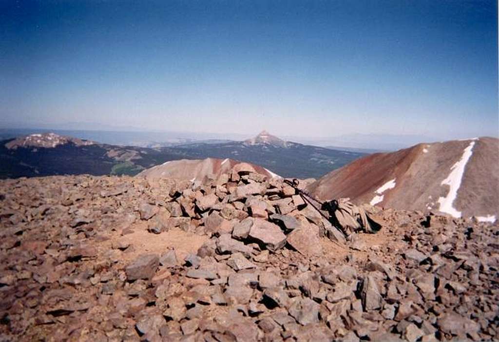 A view of Lone Cone Peak from...