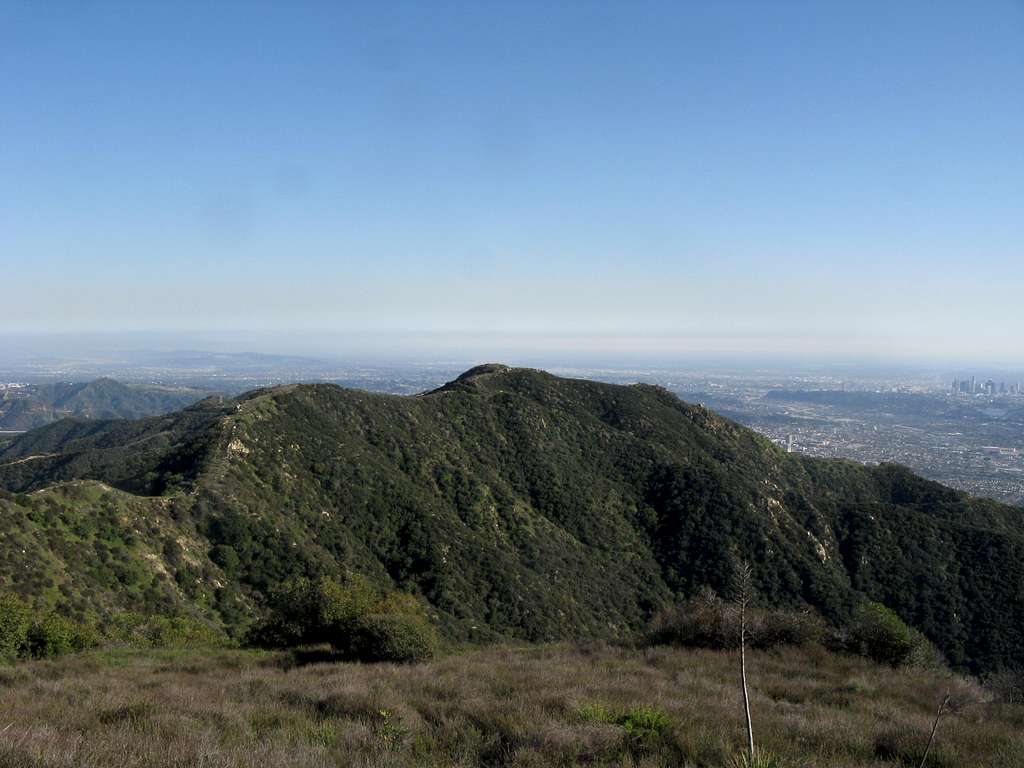 View of End Point from Verdugo Mountain Summit