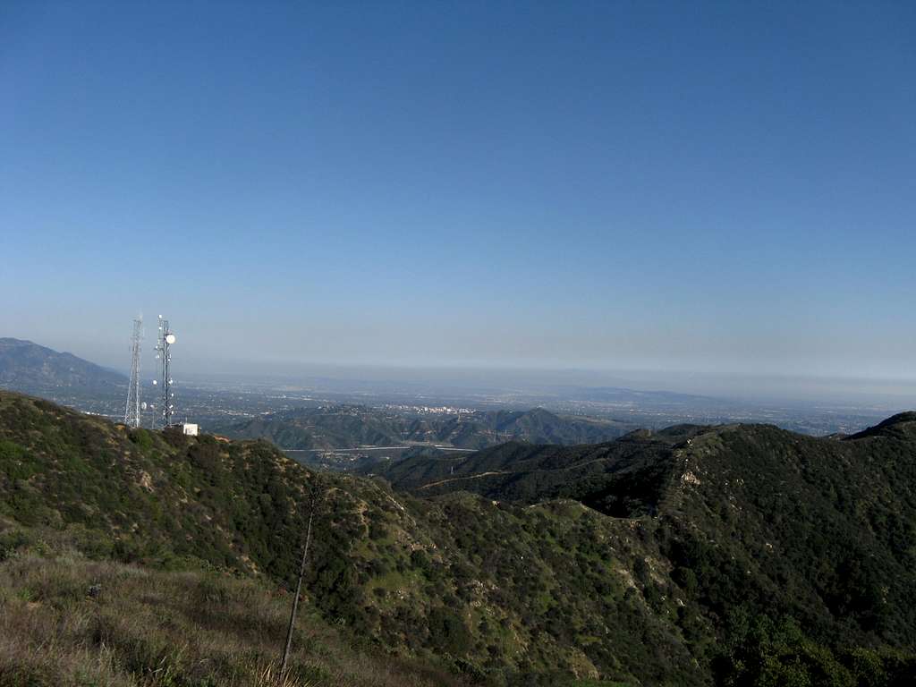 East from Summit of Verdugo Mountain