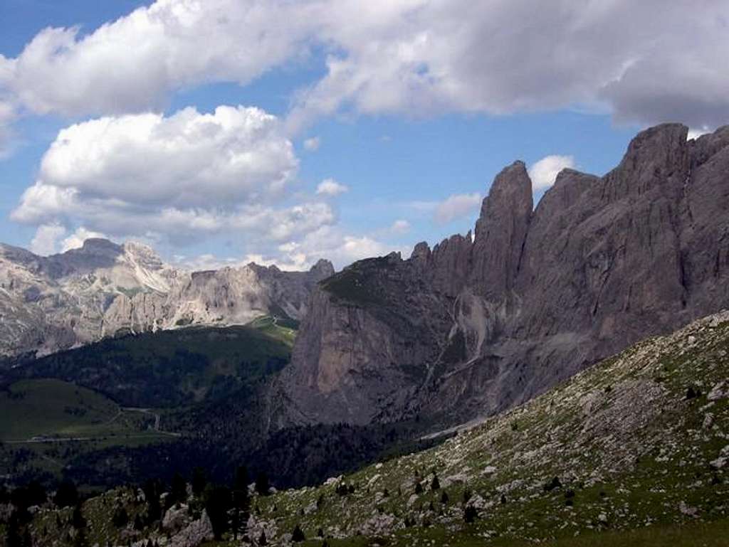 Sella group from passo sella