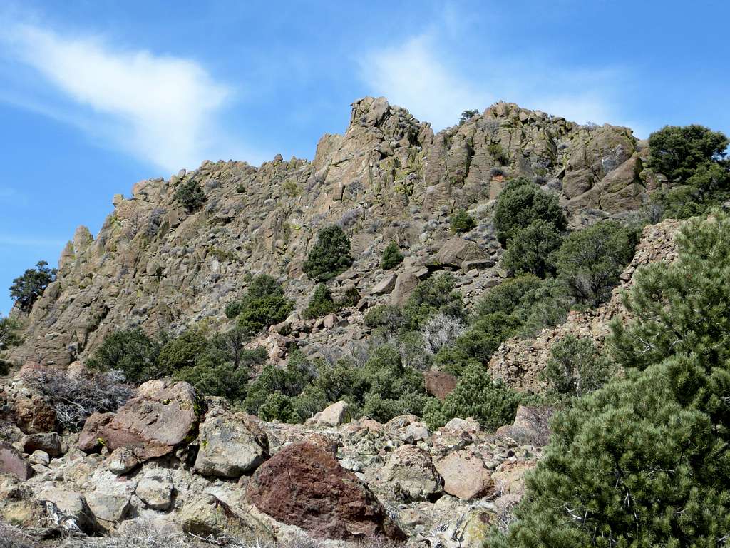 East face of Rocky Peak