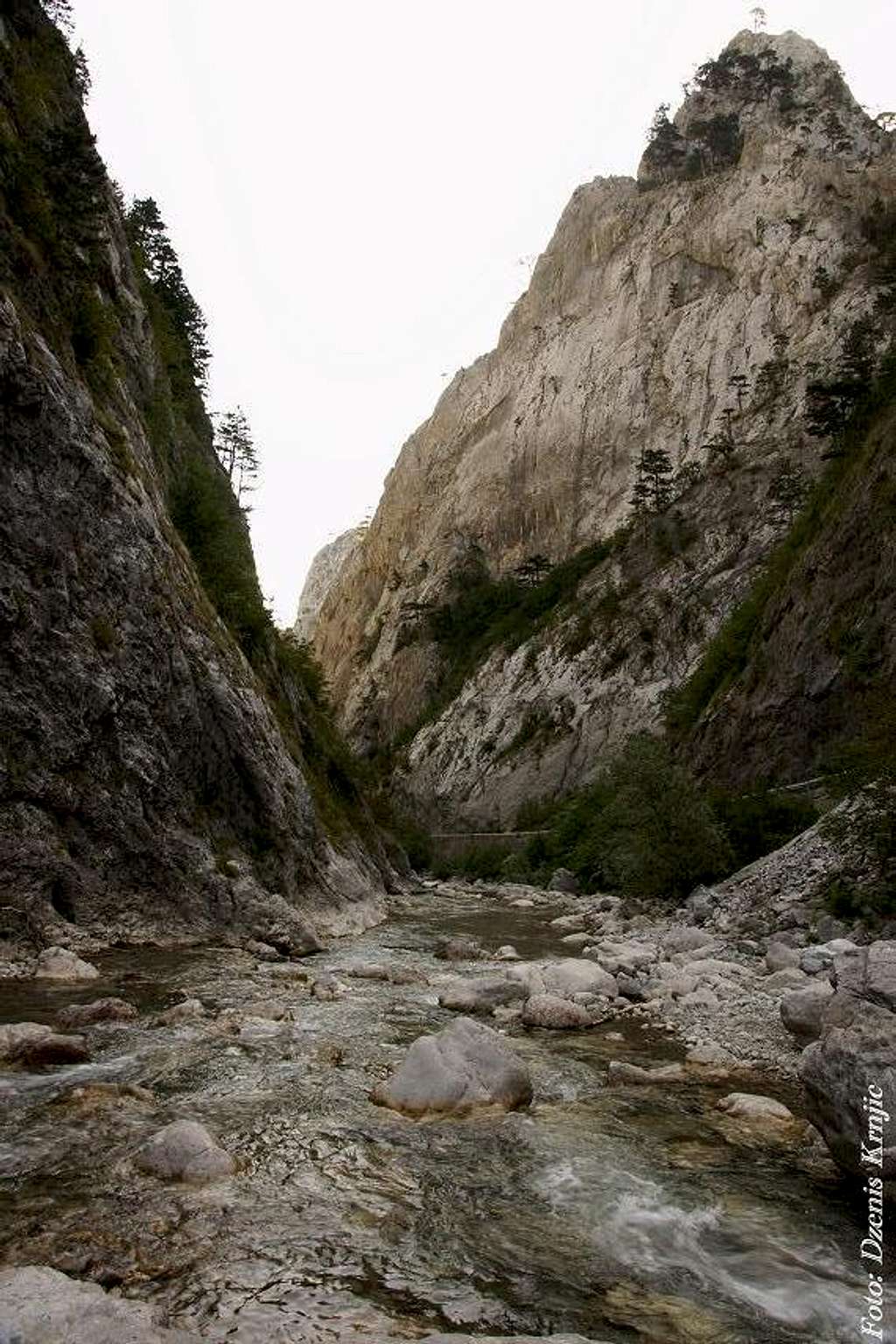 Sutjeska river canyon