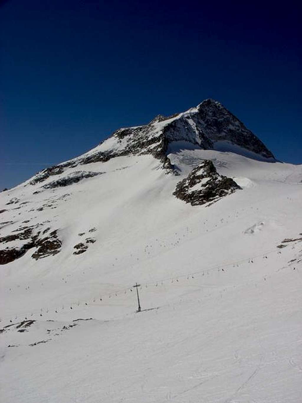 Olperer while skiing - March...