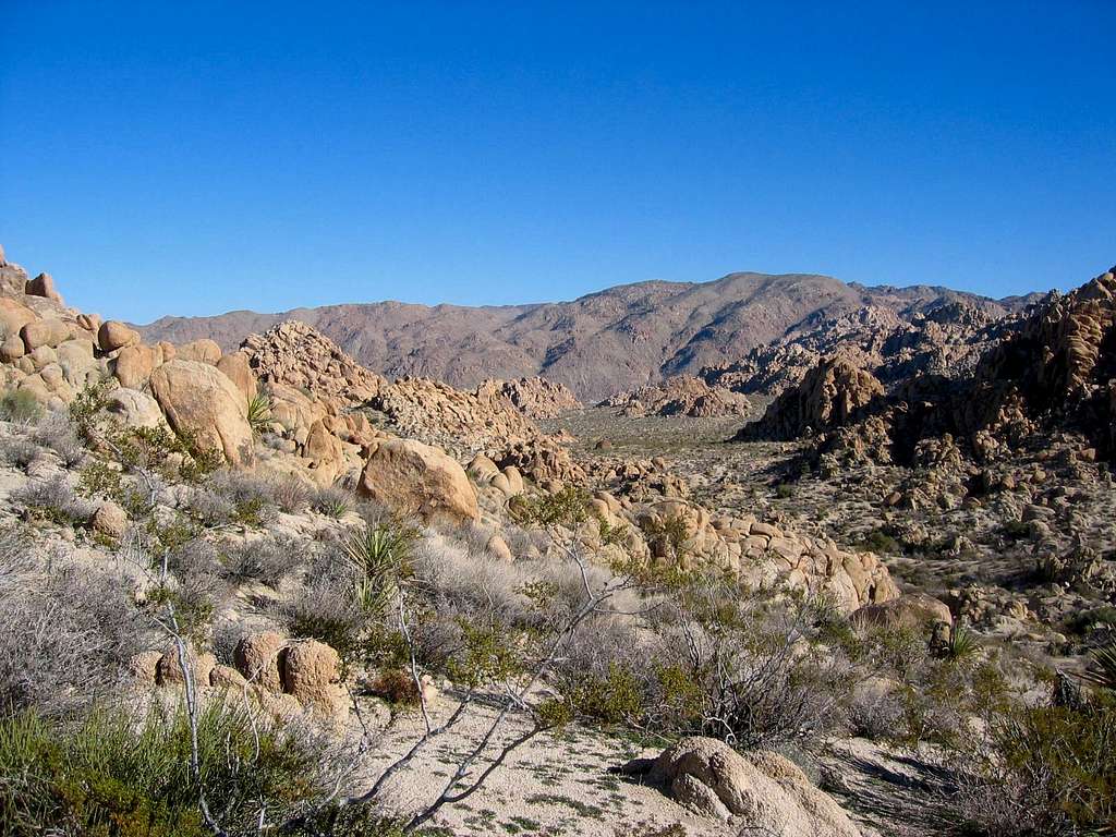 Hiking from Indian Cove Base