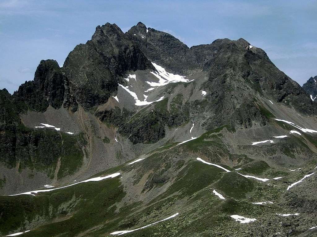 Hundstalkogel (3080m) from the south