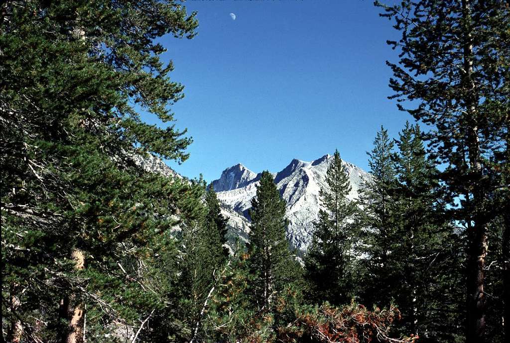 Moon Over Giraud Peak