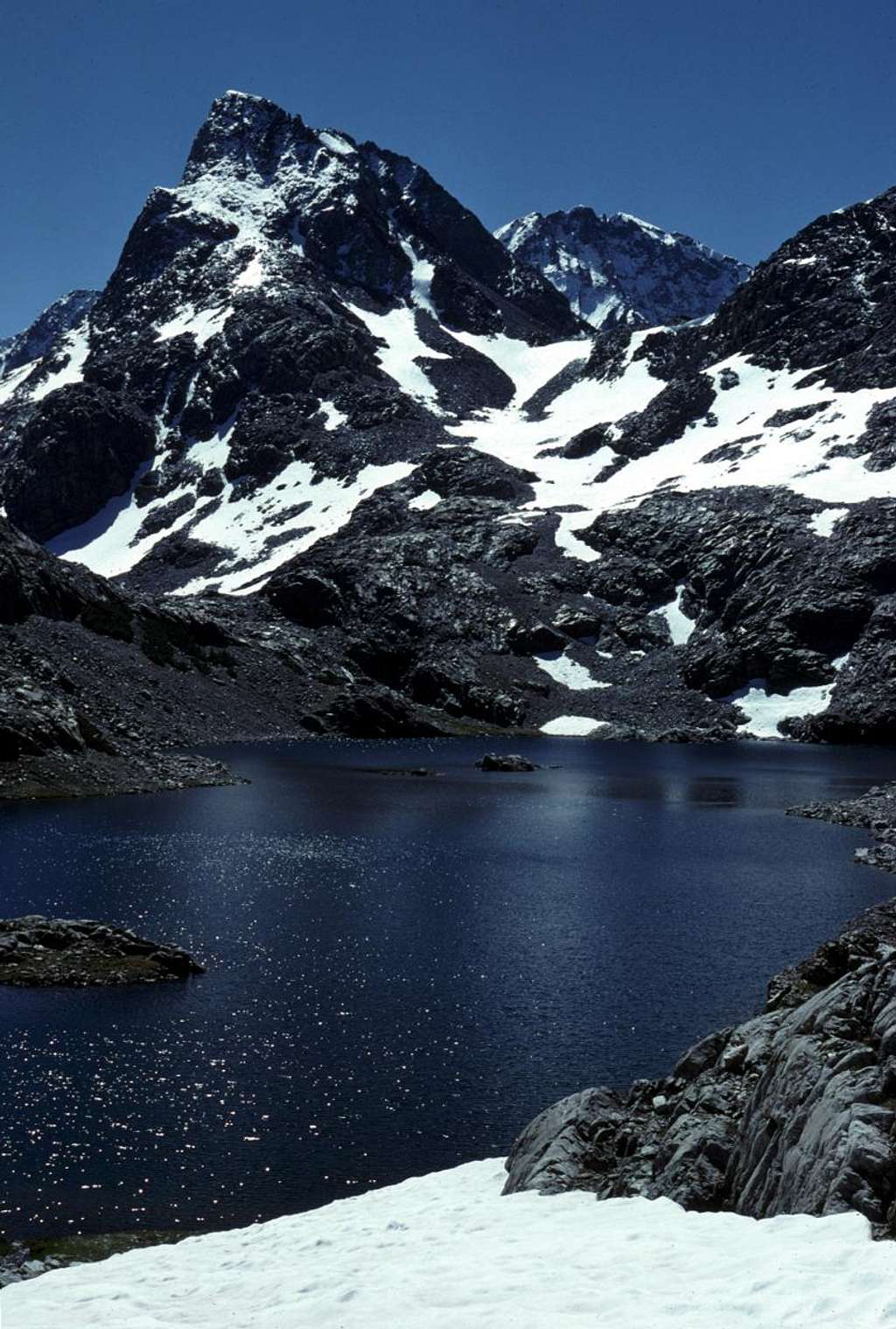 Mount Goddard (right) and Peak 12,964