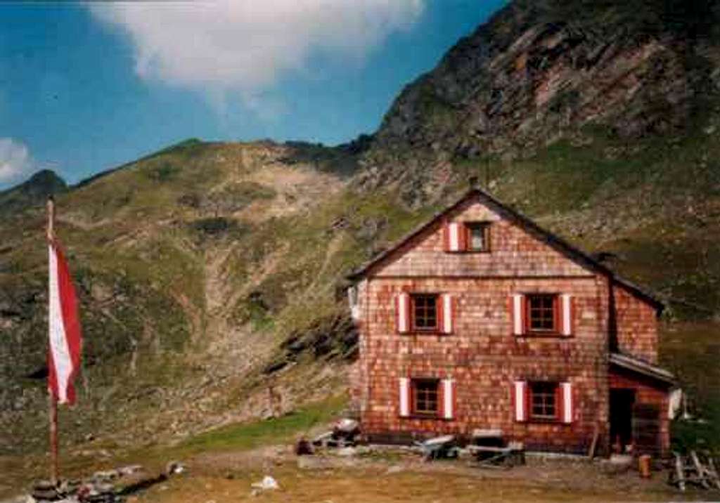 The Hugo Gerbers Hütte in the...