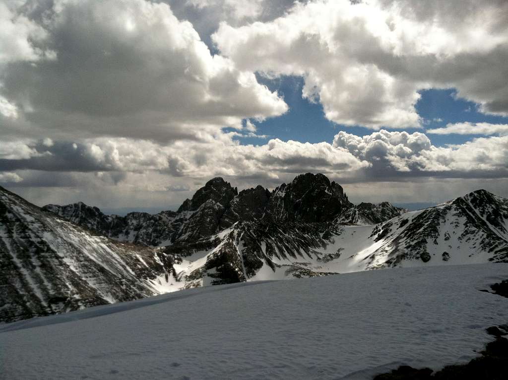 Crestone Peaks Viewed from Colony Baldy