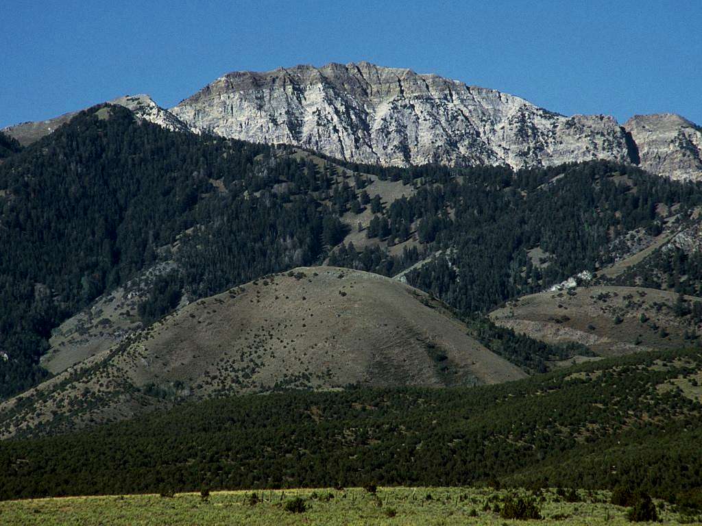 Deseret Peak from just south...