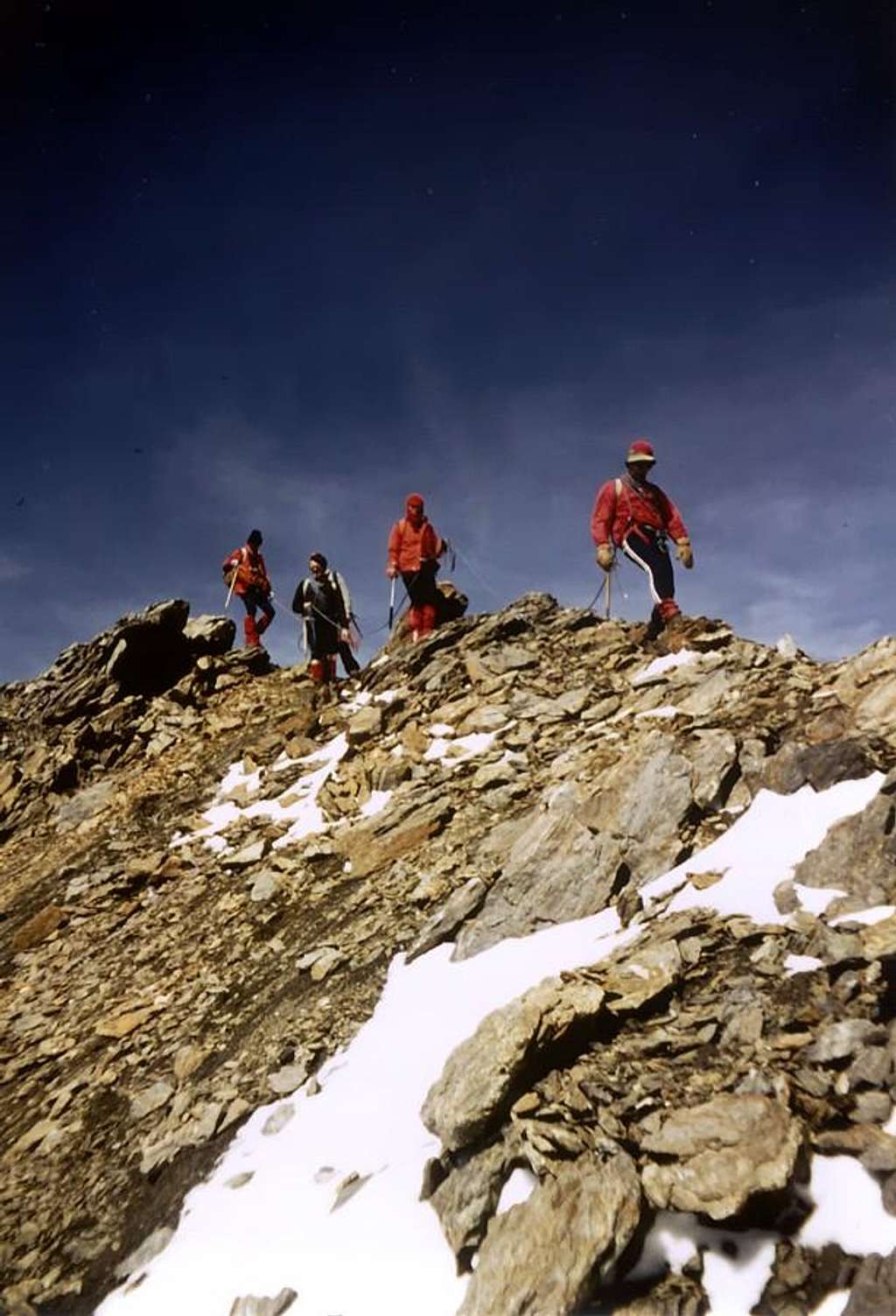 Peak Garin Company in Descent from Summit, 1978