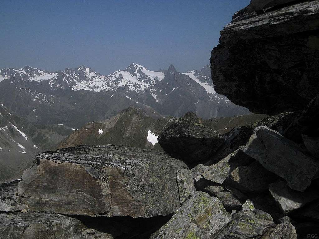 The southern Kaunergrat seen from the east