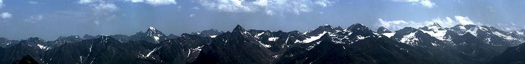 Stubaier Alpen from Schwarzkogel